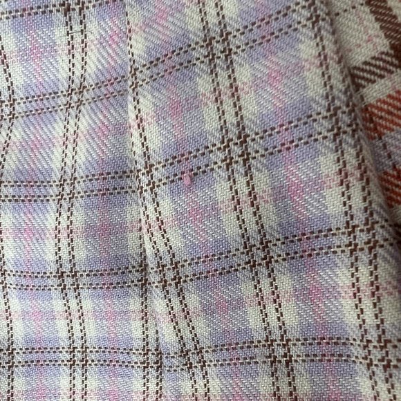 The Ragged Priest Drifter Flare Pants Size S Two Tone Plaid Zippers High Rise - Picture 11 of 13